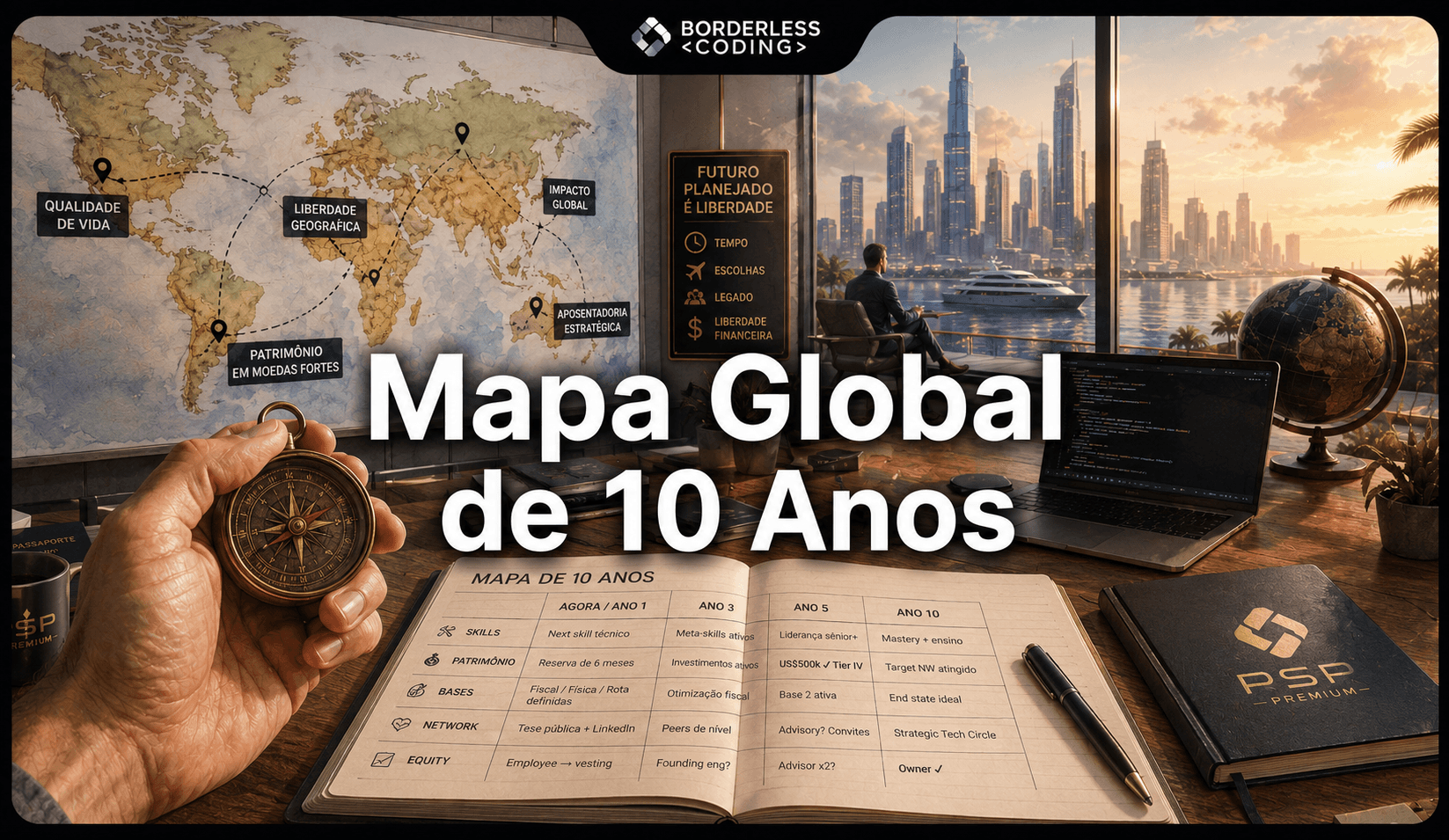 Mapa Global de 10 Anos